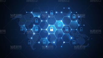 地球信息科技网络矢量素材 连接现实与虚拟的桥梁